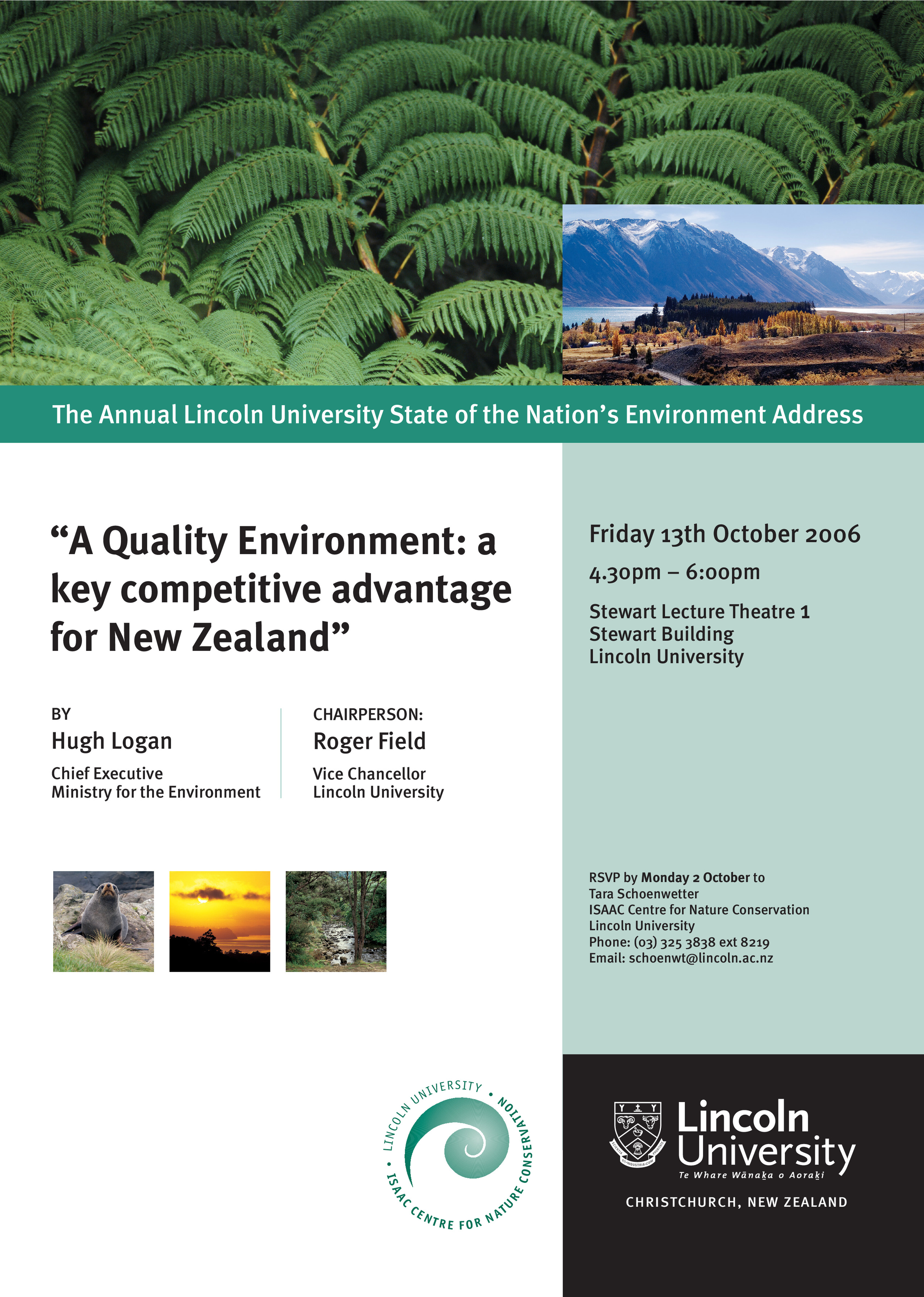 2006 State of the Nation's Environment Address Poster