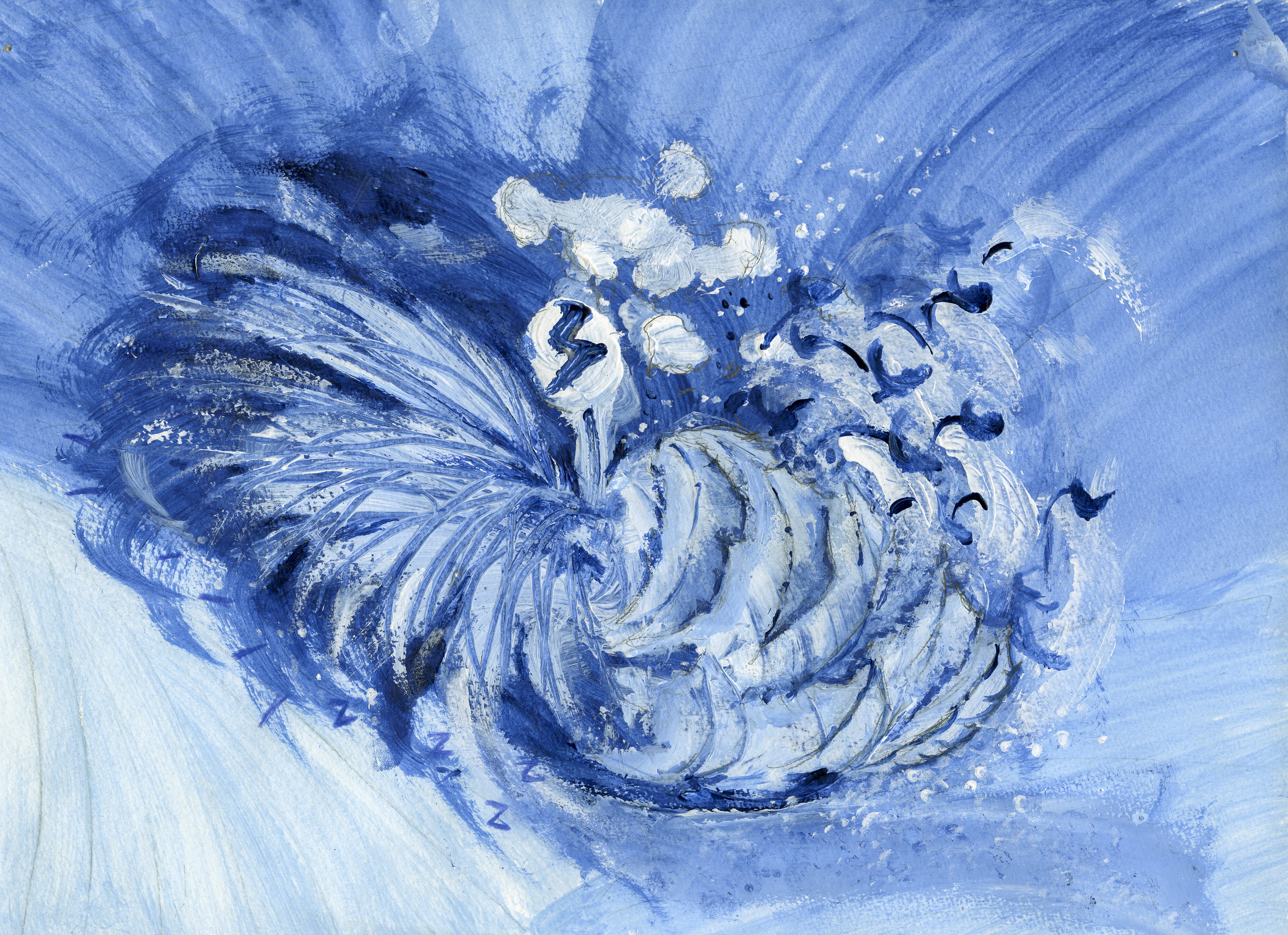 Jerking Motion Blue-011