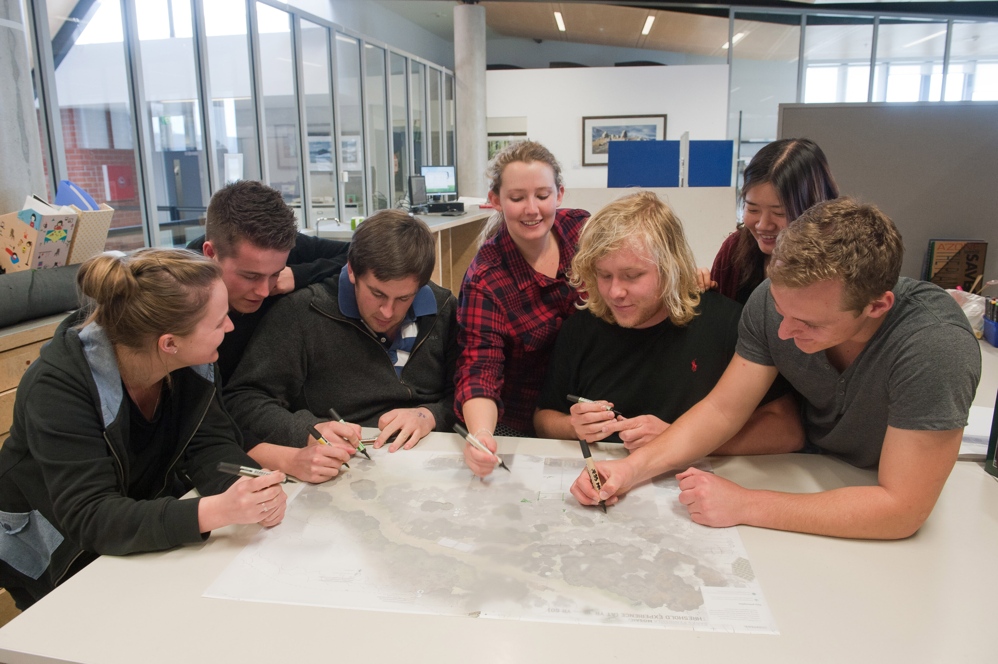 2014 SoLA Students in Studio 01