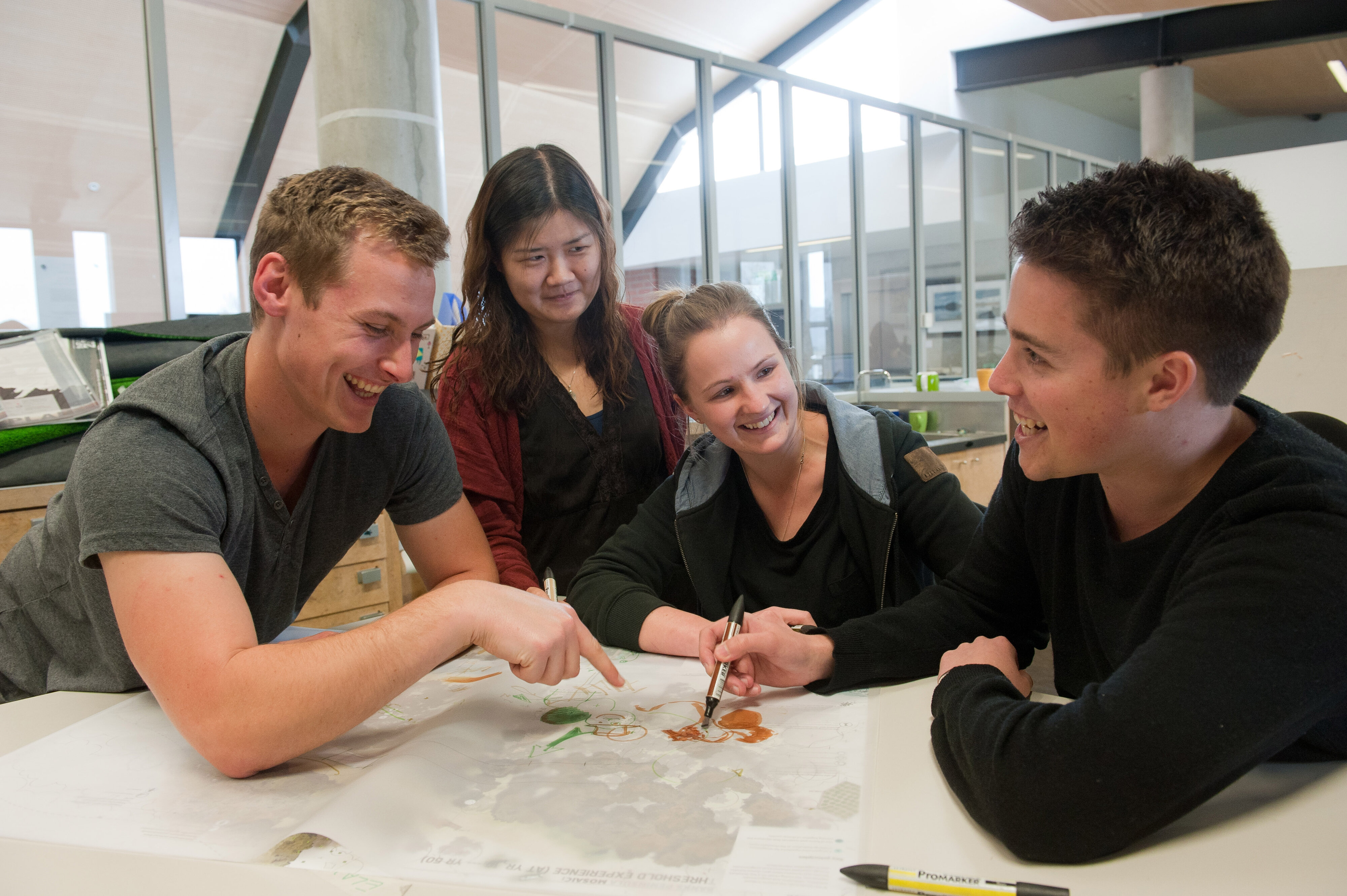 2014 SoLA Students in Studio 09