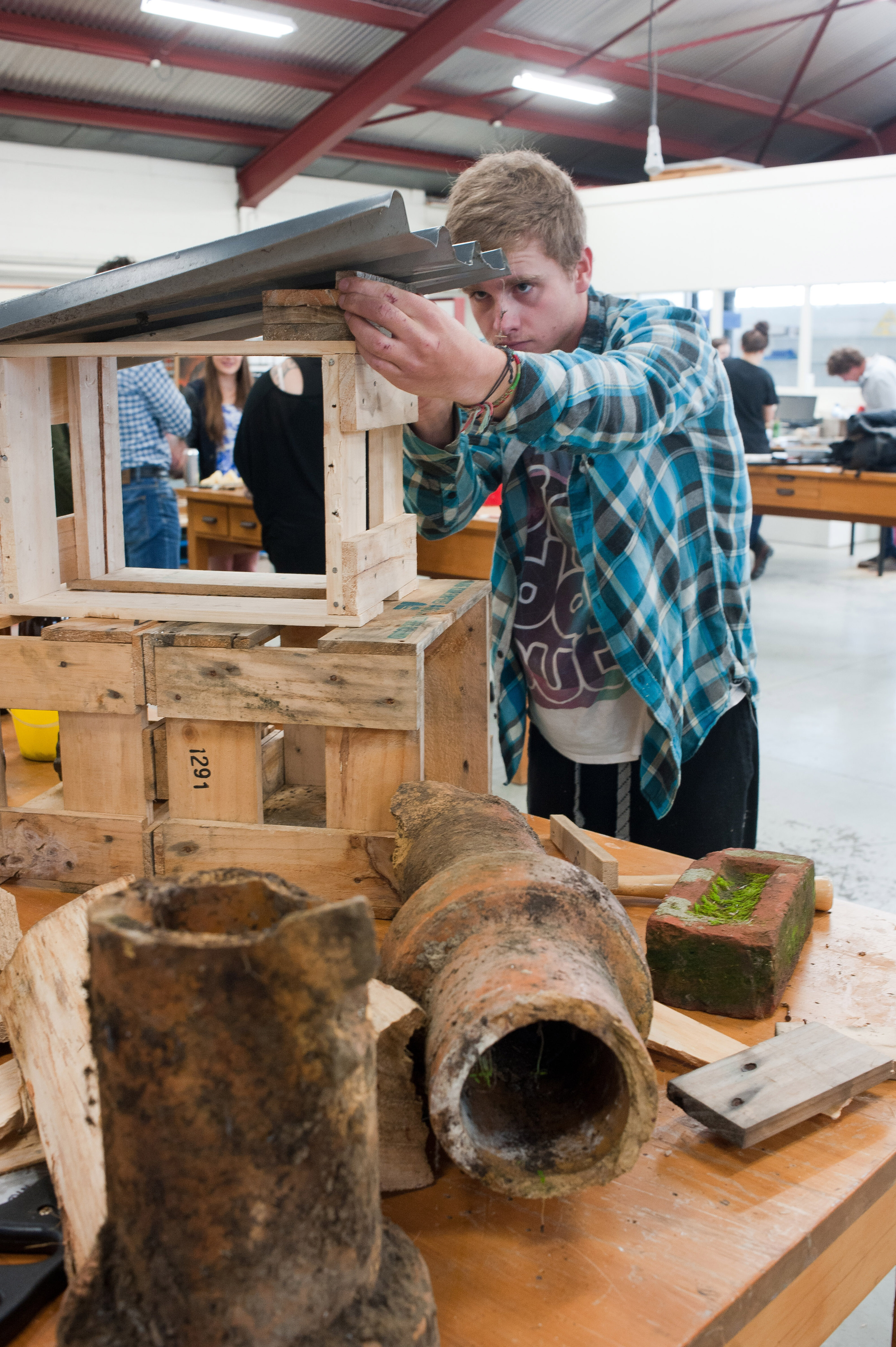 2014 SoLA Insect Motels Construction 05