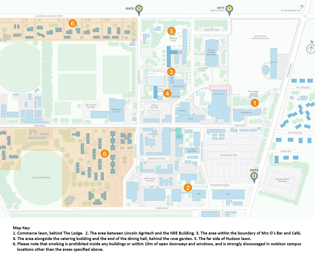 Lincoln University Campus Map 2019