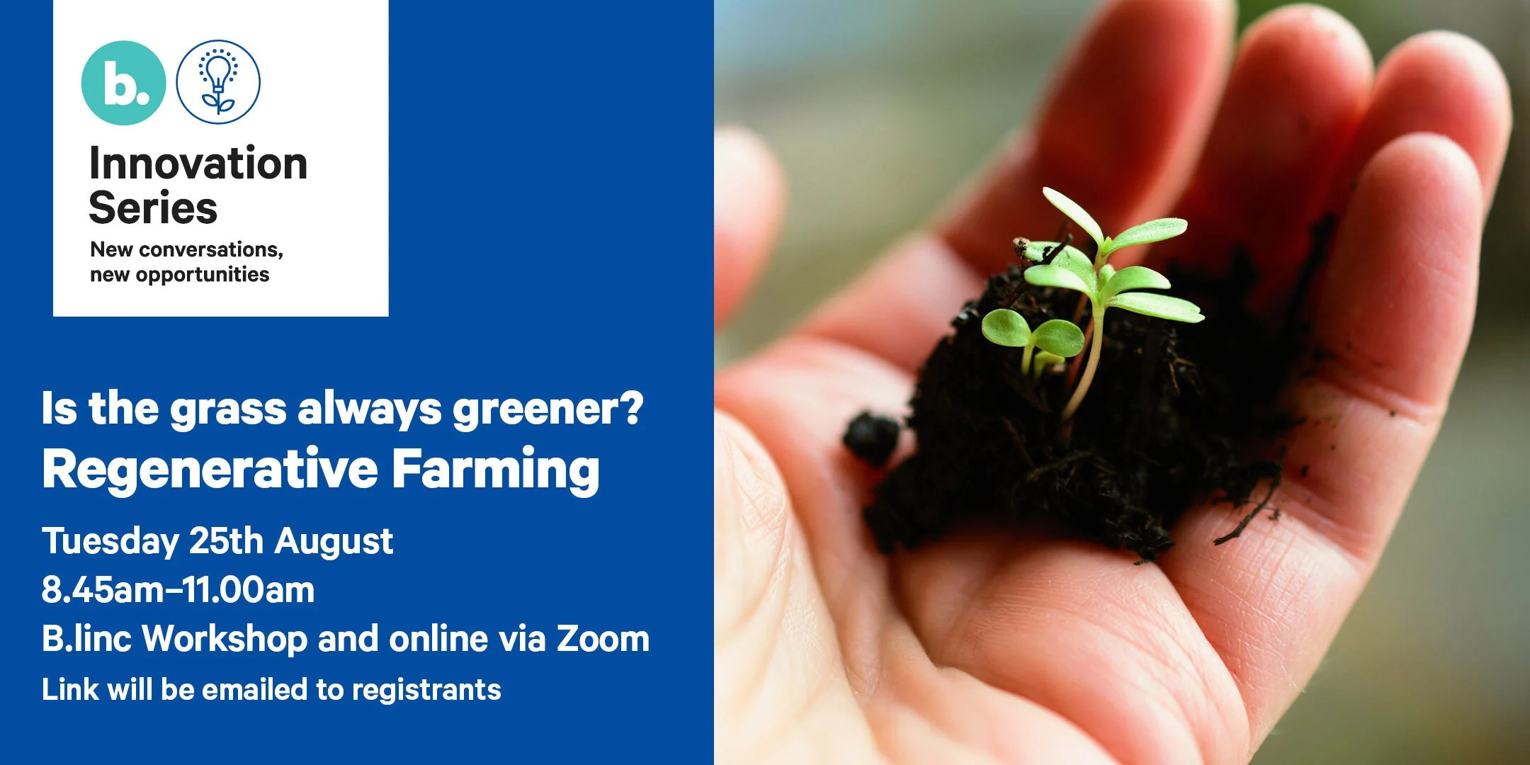 Resilience and Innovation in NZ Agriculture event banner