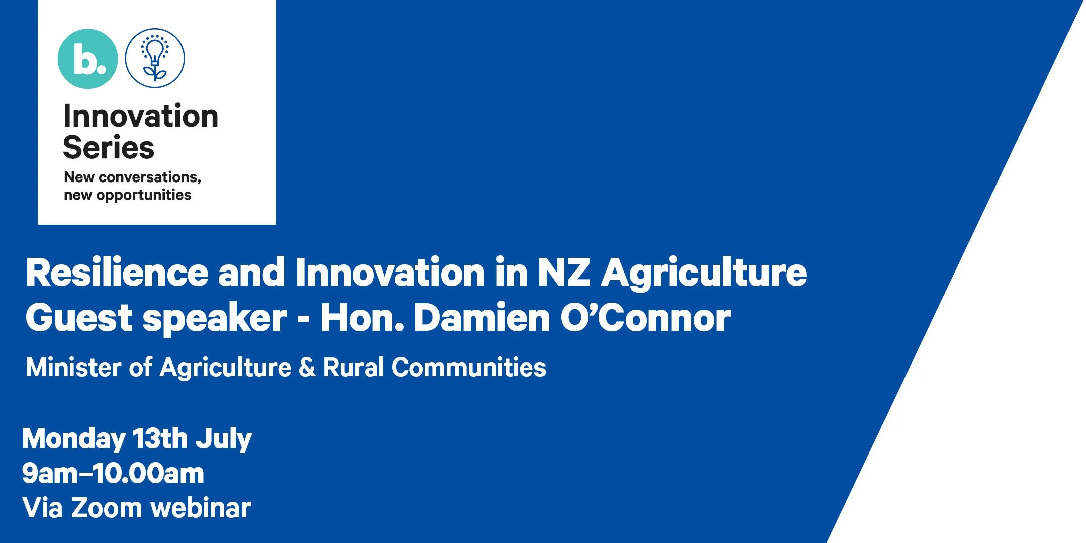 Resilience and Innovation in NZ Agriculture event banner