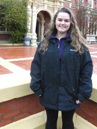 Alexia Marr on campus