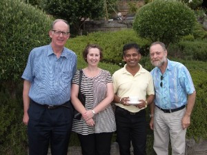 Left to right: Rupert Tipples, Sharon Forbes, Kamal Ghose and David Cohen