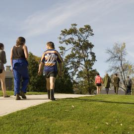 Telford students on campus 1