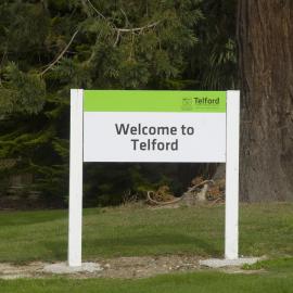 Telford welcome sign