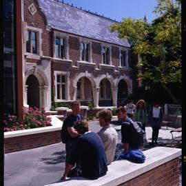 East view of Ivey Hall from the Commerce Building, March 1994