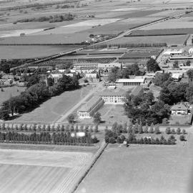 Aerial View of Canterbury Agricultural College Campus, circa 1954