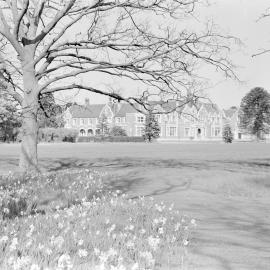 Ivey Hall from the northeast, Lincoln College campus, circa early-mid 1960s (Blackmore Neg5070)