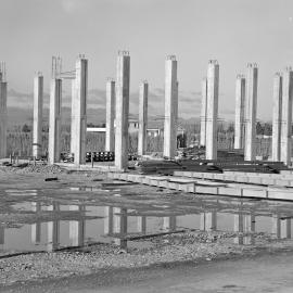 Pillars for the Wool Research Organisation Building under Construction in the early 1960s.