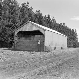 Farmhouse and Outbuildings, Possibly Associated with Lincoln College, early 1960s (Blackmore Neg5111)