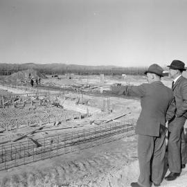 Construction of the Wool Research Building c1962 (Blackmore Neg 5122)