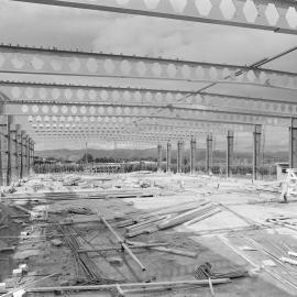Construction of the Wool Research Building, 1964 (Blackmore Neg 5129)