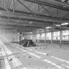 Interior Construction of the Wool Research Building (Blackmore Neg 5130)