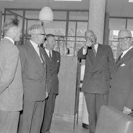 Visit of the Minister of Education (Hon. W. B. Tennent) to Canterbury Agricultural College, 1961