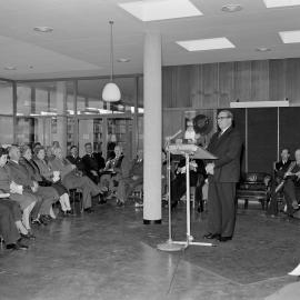 Formal opening ceremony of the George Forbes Memorial Library at Canterbury Agricultural College, 1960