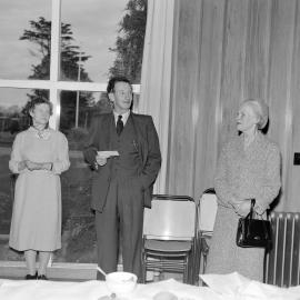 Function Honouring Dr and Mrs W. A. Johnston after Retirement, 1960 (Blackmore Neg5157)