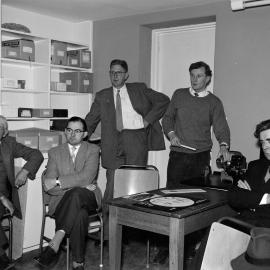 Lincol College staff Meeting with Technical Materials and Equipment (Blackmore Neg 5171)