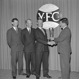 Young Farmers' Club award winners circa 1961-66 (Blackmore Neg 5194)