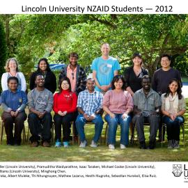 Lincoln University NZAID Students, 2012