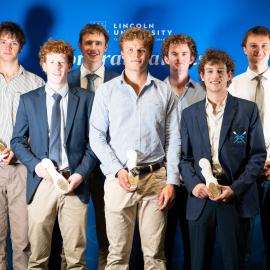2025 Blues and Golds Awards: Sporting Blue winners group