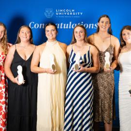 2025 Blues and Golds Awards: Sporting Blue winners, Sophie Kerr (Rugby), Edie Heaps (Rugby), Abby Smith (Rugby), Anna Templeton (Rugby), Alexandra Williamson (Rugby), Harriet Cochrane (Rugby) 01