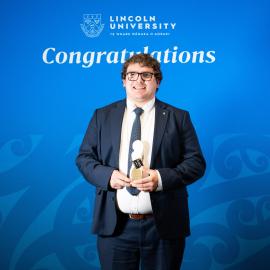 2025 Blues and Gold Awards: Supreme Gold Awards winner, Cam Holmes - Service Excellence Person of the Year