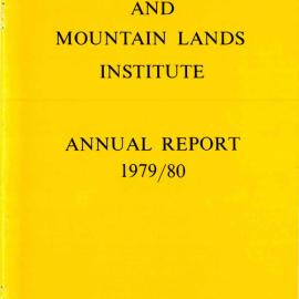 Twentieth Annual Report of the Tussock Grasslands and Mountain Lands Institute 1979/80