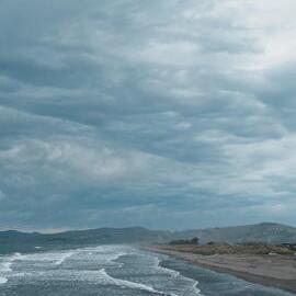 Moody Skies over New Brighton Coast