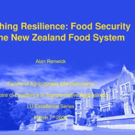 Nourishing Resilience: Food Security and the New Zealand Food System