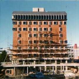 Geroge Forbes Building Tower Under Construction at Lincoln University, 1974