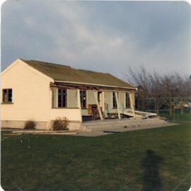 Storm Damage to Building at Lincoln College, 1 August 1975