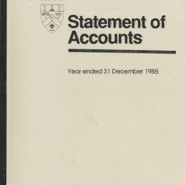 1988 Statement of Accounts 
Lincoln College