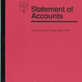 1987 Statement of Accounts 
Lincoln College