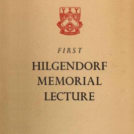 First Hilgendorf Memorial Lecture, delivered b L. J. Wild O.B.E., M.A., B.Sc., in the College Hall on 20 April 1946