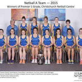 2015 Netball A Team