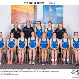 2015 Netball B Team