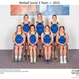 2015 Netball Social 3 Team