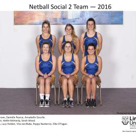 2016 Netball Social 2 Team