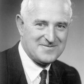 Malcolm McRae Burns, Principal of Lincoln College from 1952-74 (Blackmore Neg 5213)