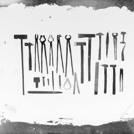 A still image of a selection of tools, c1960 (Blackmore Neg 5976)