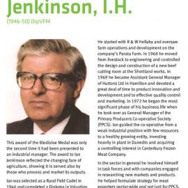 1986 I. H. Jenkinson