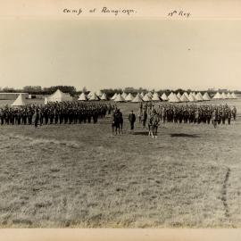 Camp at Rangiora 13th Regiment, c.1917