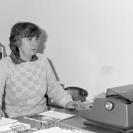 NZAEI Staff in Work Situations, Open Days, September 1985 03
