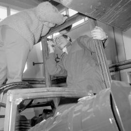 NZAEI Staff in Work Situations, Open Days, September 1985 17