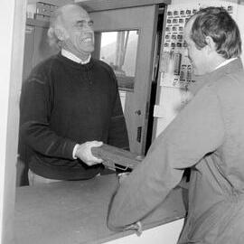 NZAEI Staff in Work Situations, Open Days, September 1985 25