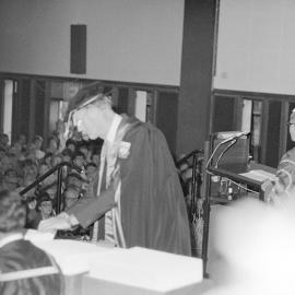 Graduation Ceremony, 1981, Held at Lincoln University Union Building (Gillespie Hall) 01
