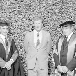 Graduation Ceremony, Gillespie Hall, 7 May 1982: Bledisloe Medallist Martin McAdam